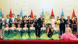 Chủ tịch nước Võ Văn Thưởng chủ trì chiêu đãi chào mừng Tổng thống Kazakhstan thăm Việt Nam