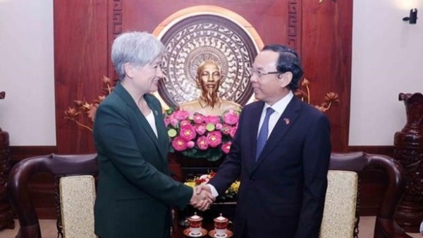 HCM City Party Secretary receives Australian Foreign Minister Penny Wong