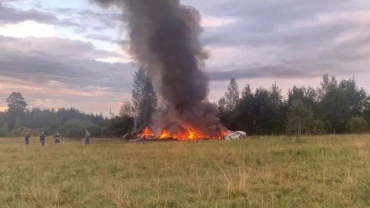 Nga xác nhận có trùm Wagner trong vụ tai nạn máy bay khiến nhiều người thiệt mạng