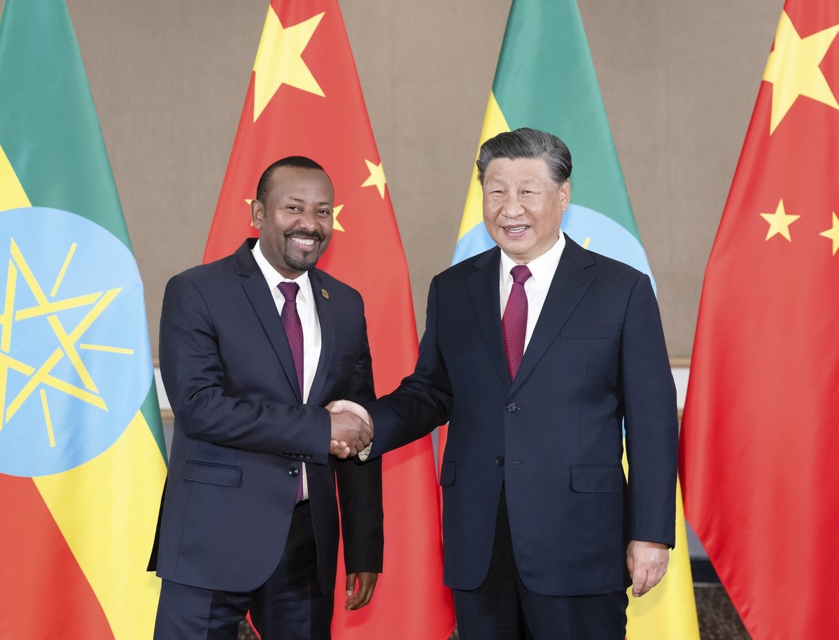 Lãnh đạo Trung Quốc, Ethiopia hội đàm bên lề Hội nghị thượng đỉnh BRICS