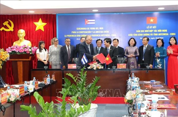 Binh Duong, Cuba’s Artemisa province strengthen cooperation