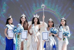 Người đẹp Sóc Trăng Trần Thị Thu Uyên đăng quang Hoa hậu Đại dương Việt Nam 2023