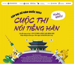 Tổ chức 'Cuộc thi nói tiếng Hàn Quốc - Cúp Đại sứ Hàn Quốc 2023' tại TP. Hồ Chí Minh
