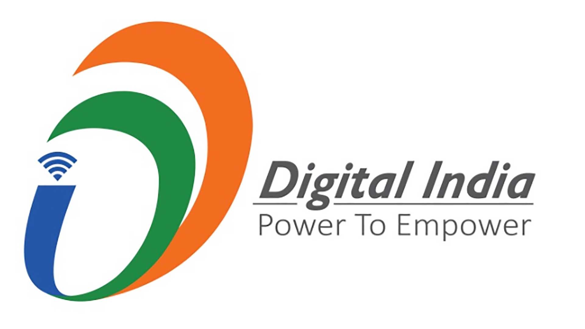 Logo chính thức của chương trình Digital India của chính phủ Ấn Độ.