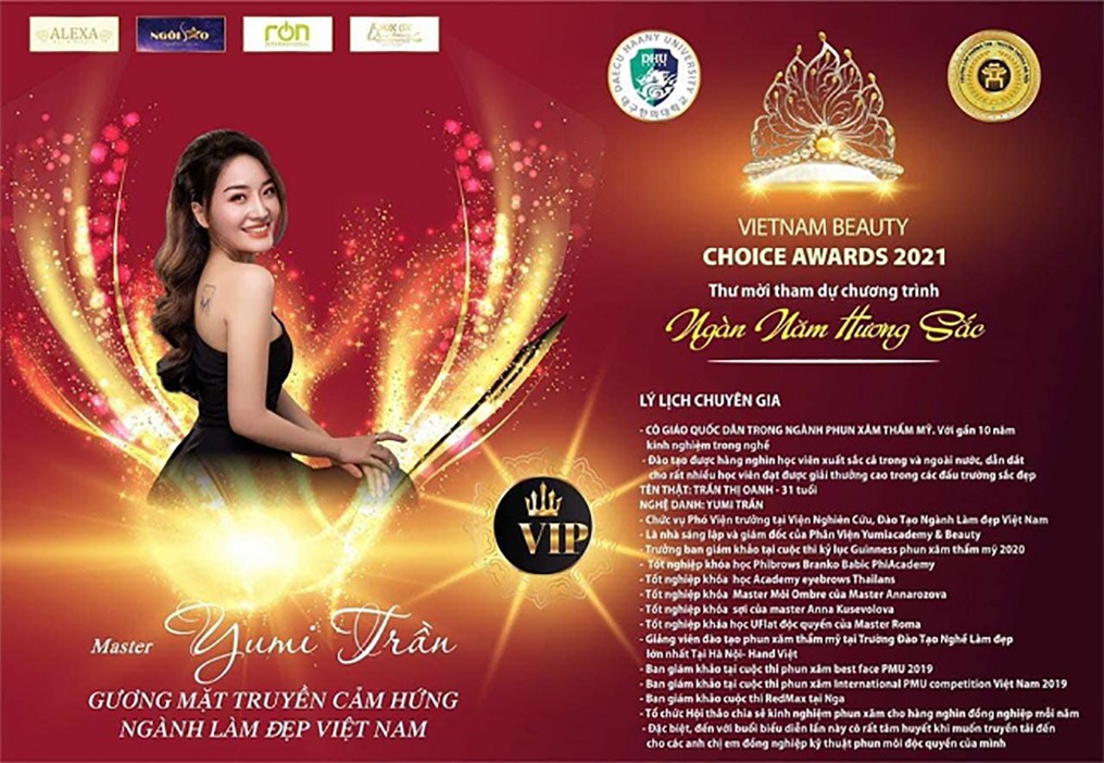Yumi Trần tham gia cuộc thi tìm kiếm tài năng ngành làm đẹp toàn cầu với tư cách gương mặt truyền cảm hứng