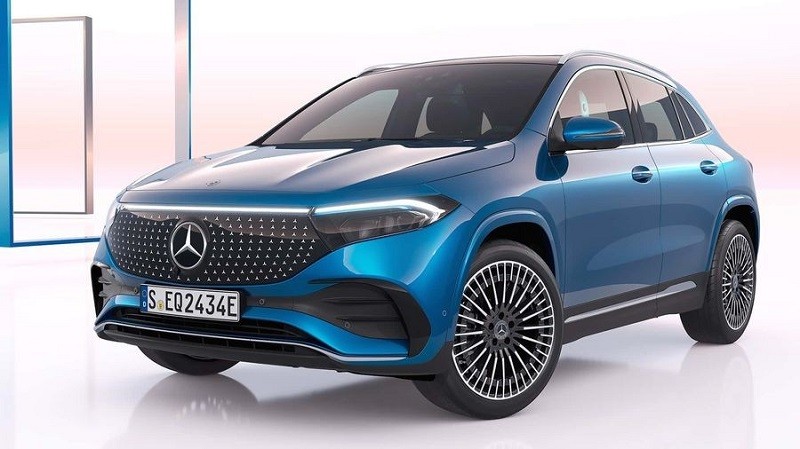 Cận cảnh SUV thuần điện Mercedes-Benz EQA 2024 sắp ra mắt tại châu Âu