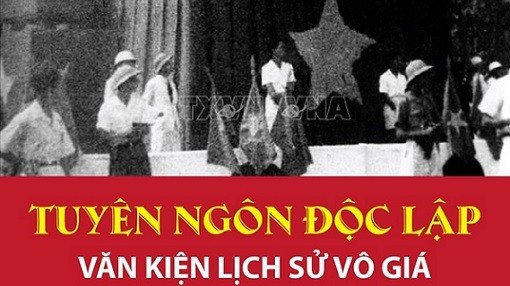 Tuyên ngôn Độc lập - văn kiện lịch sử vô giá, trường tồn theo năm tháng