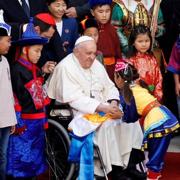Giáo hoàng Francis thăm Mông Cổ.