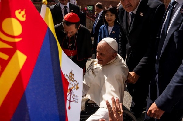 Giáo hoàng Francis thăm Mông Cổ.
