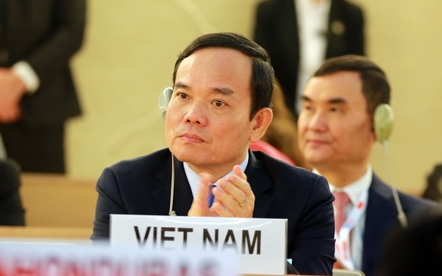 Phó Thủ tướng Trần Lưu Quang dự hội nghị quốc tế tại Bắc Kinh, Trung Quốc