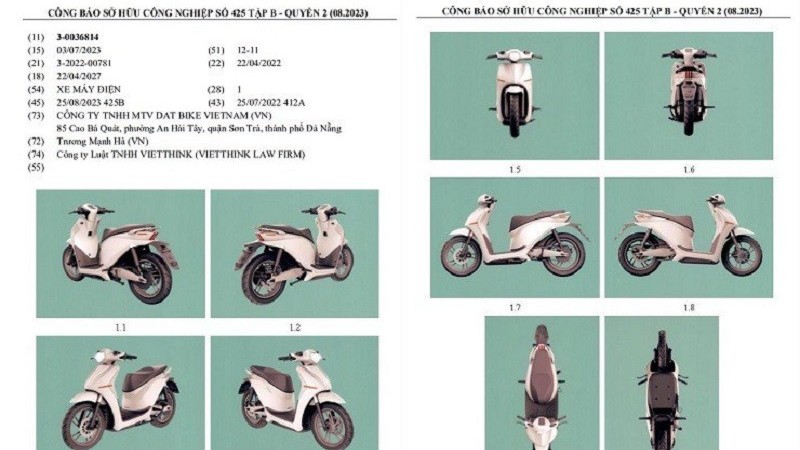 Lộ diện mẫu xe máy điện mới của Dat Bike tại Việt Nam