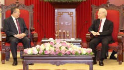 Tổng Bí thư Nguyễn Phú Trọng tiếp Trưởng ban Liên lạc Đối ngoại Trung ương Đảng Cộng sản Trung Quốc
