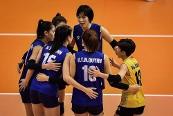 Đội tuyển bóng chuyền nữ Việt Nam thi đấu tranh hạng 3 giải vô địch châu Á
