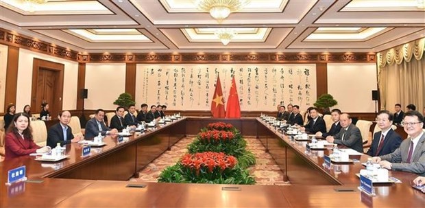 Deputy PM Tran Luu Quang met with Chinese Minister of Public Security in Beijing