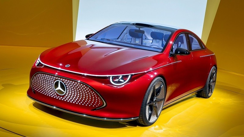 Cận cảnh xe điện Mercedes-Benz Concept CLA Class vừa ra mắt tại Đức, phạm vi hoạt động lên tới 750 km