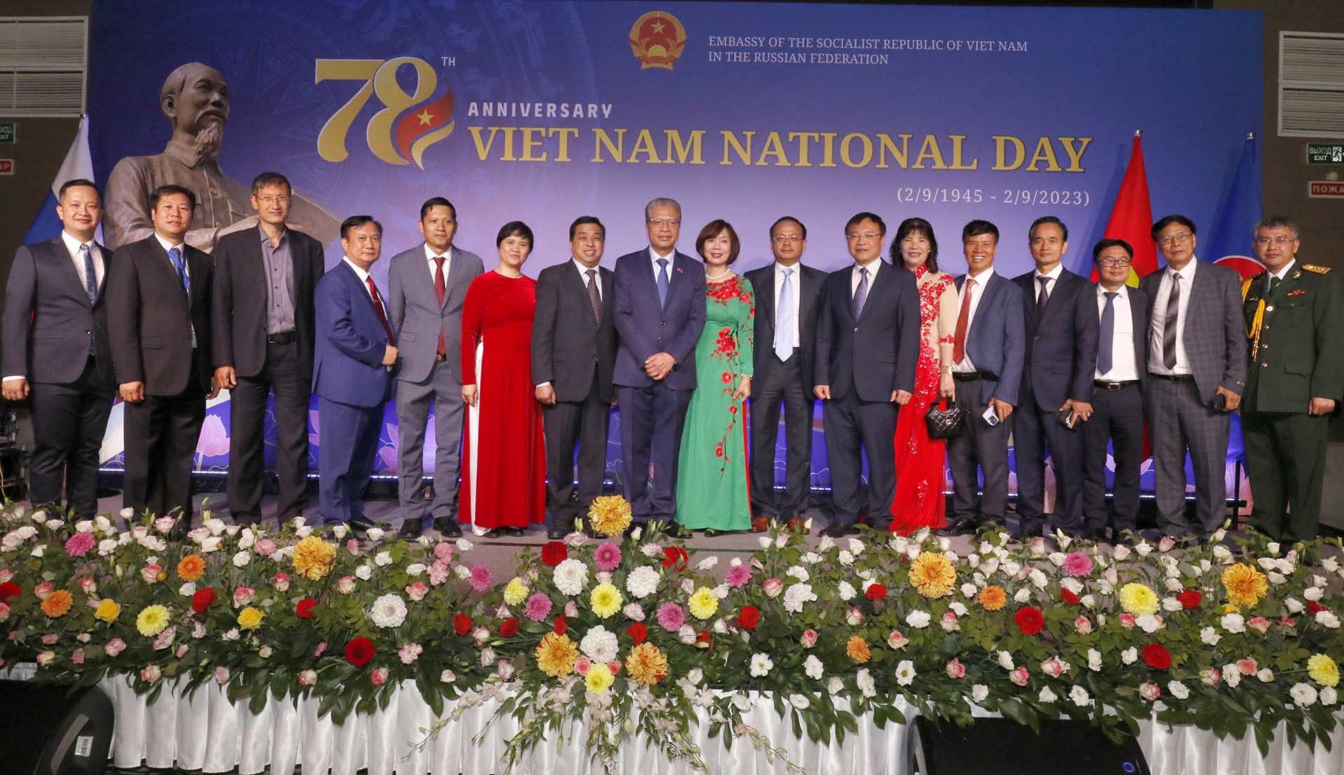 Long trọng tổ chức kỷ niệm 78 năm Quốc khánh Việt Nam tại Liên bang Nga