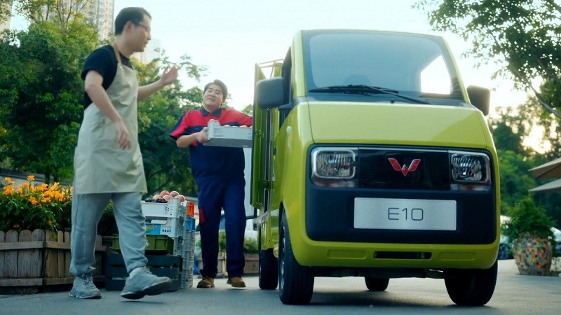 Cận cảnh xe tải điện Wuling E10 siêu nhỏ, giá chỉ từ 121 triệu đồng