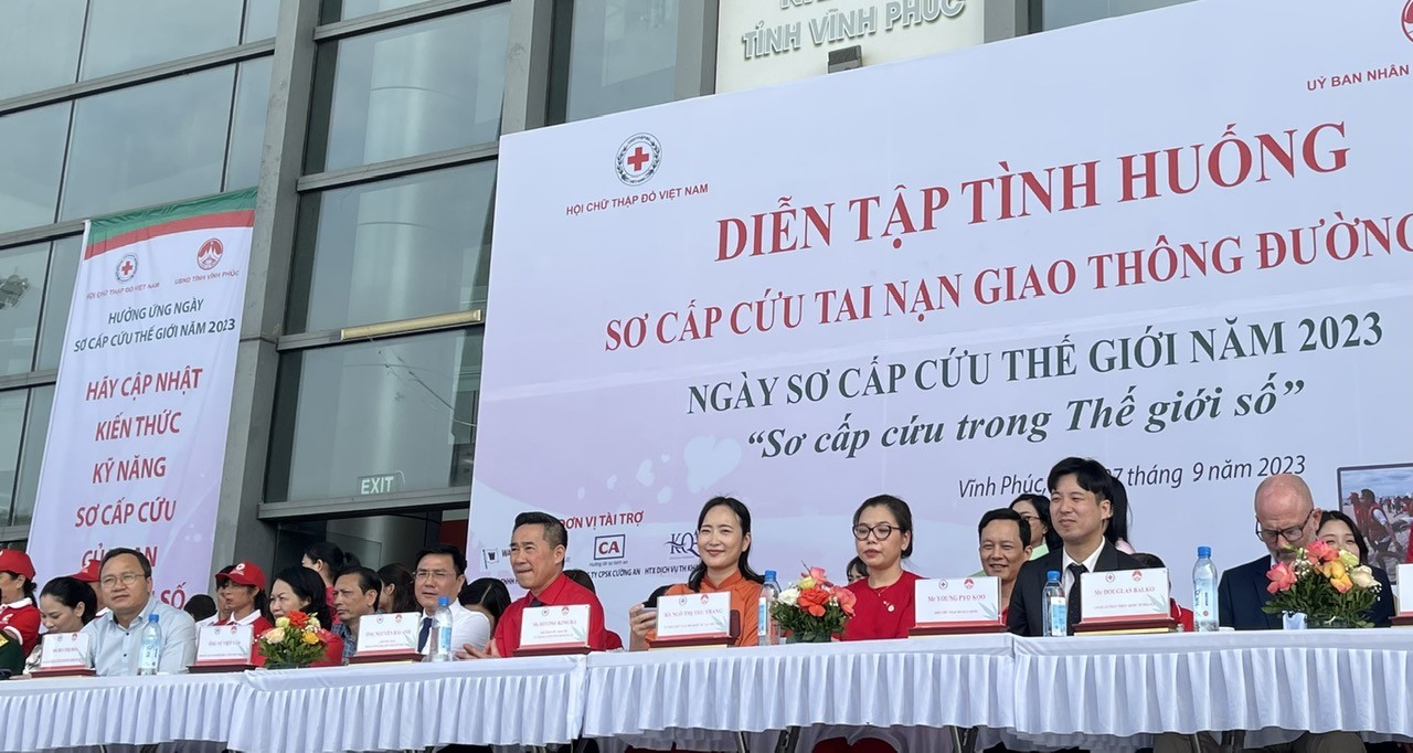 Hội Chữ thập đỏ Việt Nam kỷ niệm Ngày Sơ cấp cứu thế giới năm 2023