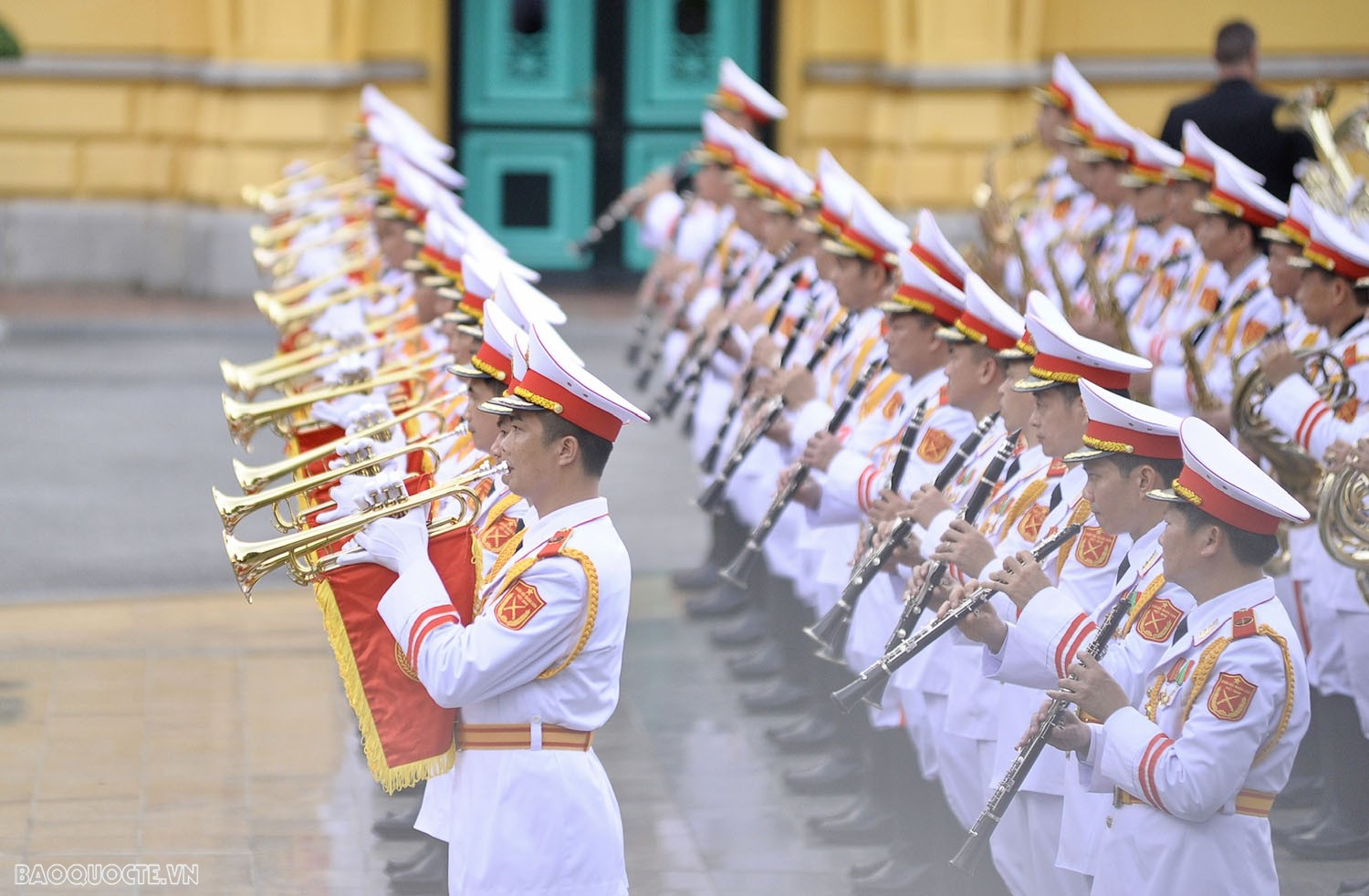 Welcome ceremony hosted by Party General Secretary Nguyen Phu Trong for US President Joe Biden