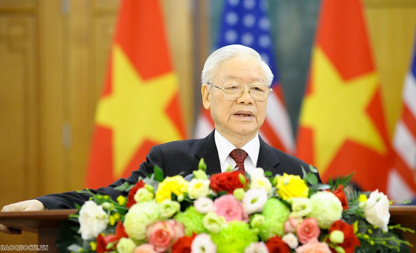 Phát biểu của Tổng Bí thư Nguyễn Phú Trọng với báo chí sau cuộc hội đàm với Tổng thống Hoa Kỳ Joe Biden