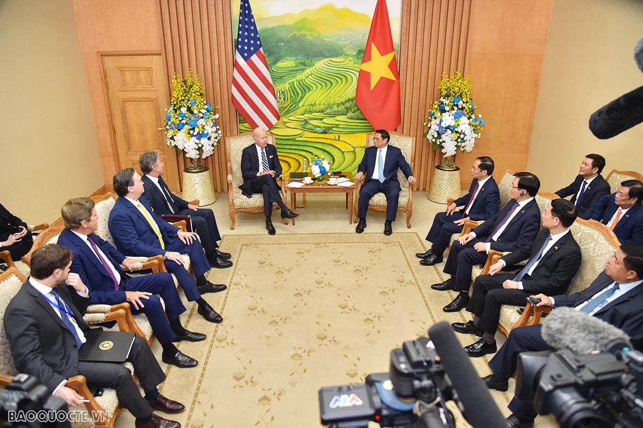 Thủ tướng Phạm Minh Chính đề nghị phía Hoa Kỳ sớm công nhận Quy chế kinh tế thị trường của Việt Nam