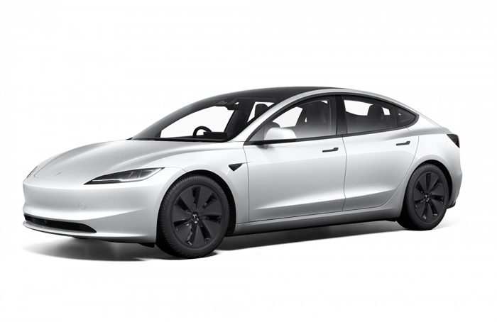 Tesla Model 3 2024 được cải tiến về ngoại hình , đi kèm phạm vi hoạt động được gia tăng lên tới 677 km.
