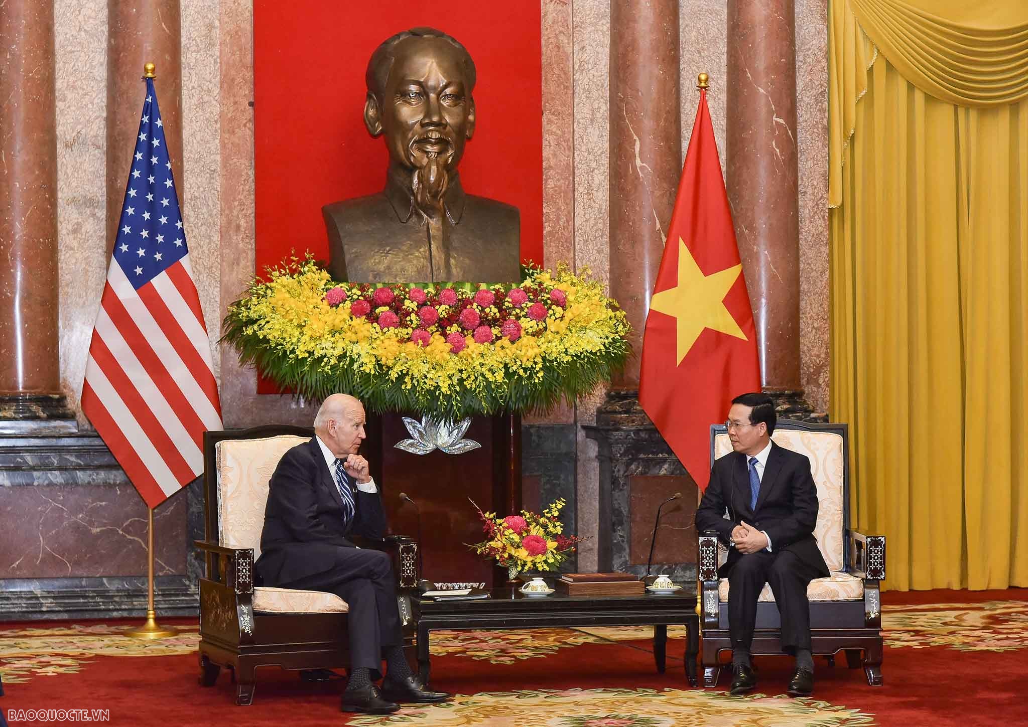 Hai ngày ở Việt Nam của Tổng thống Hoa Kỳ Joe Biden Hai ngày thăm cấp Nhà nước Việt Nam của Tổng thống Hoa Kỳ Joe Biden qua ảnh