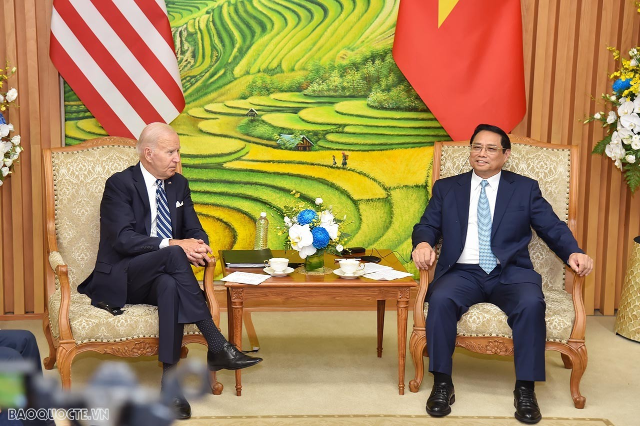 Thủ tướng Phạm Minh Chính hội kiến Tổng thống Joe Biden
