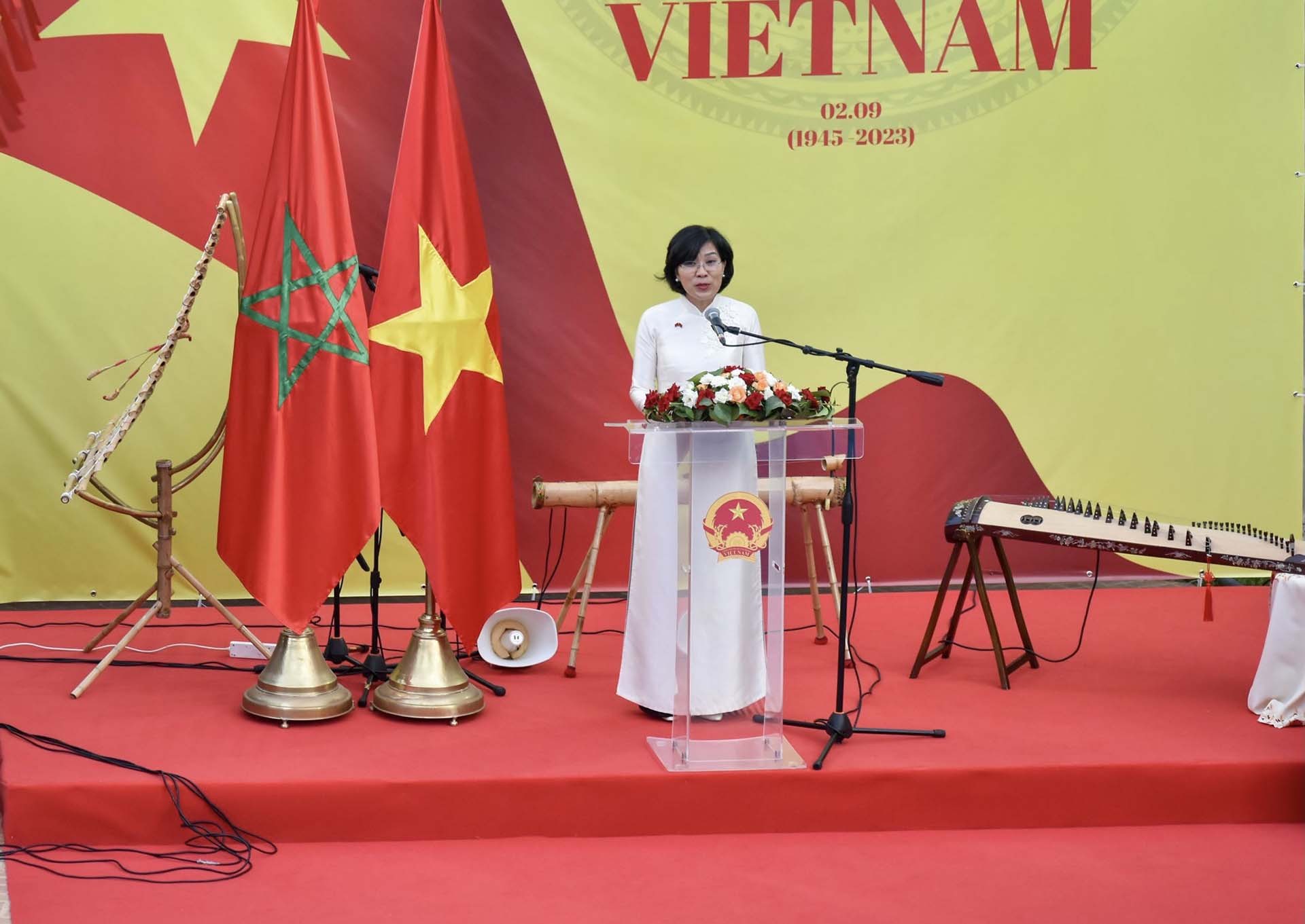 Đại sứ quán Việt Nam tại Morocco tổ chức kỷ niệm 78 năm Quốc khánh 2/9