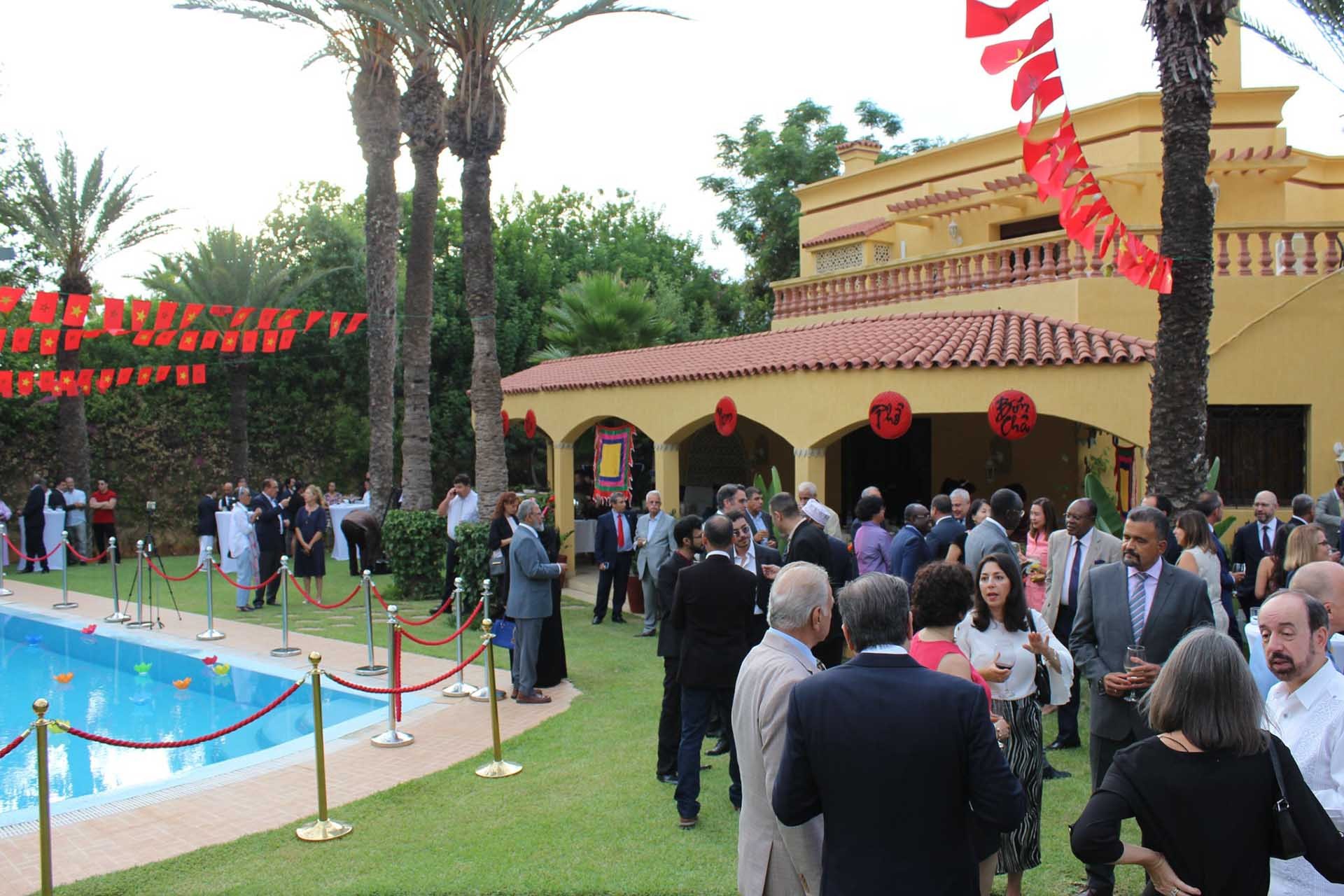 Đại sứ quán Việt Nam tại Morocco tổ chức kỷ niệm 78 năm Quốc khánh 2/9