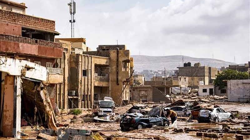 Điện chia buồn về thiệt hại do cơn bão Daniel tại Derna, Libya