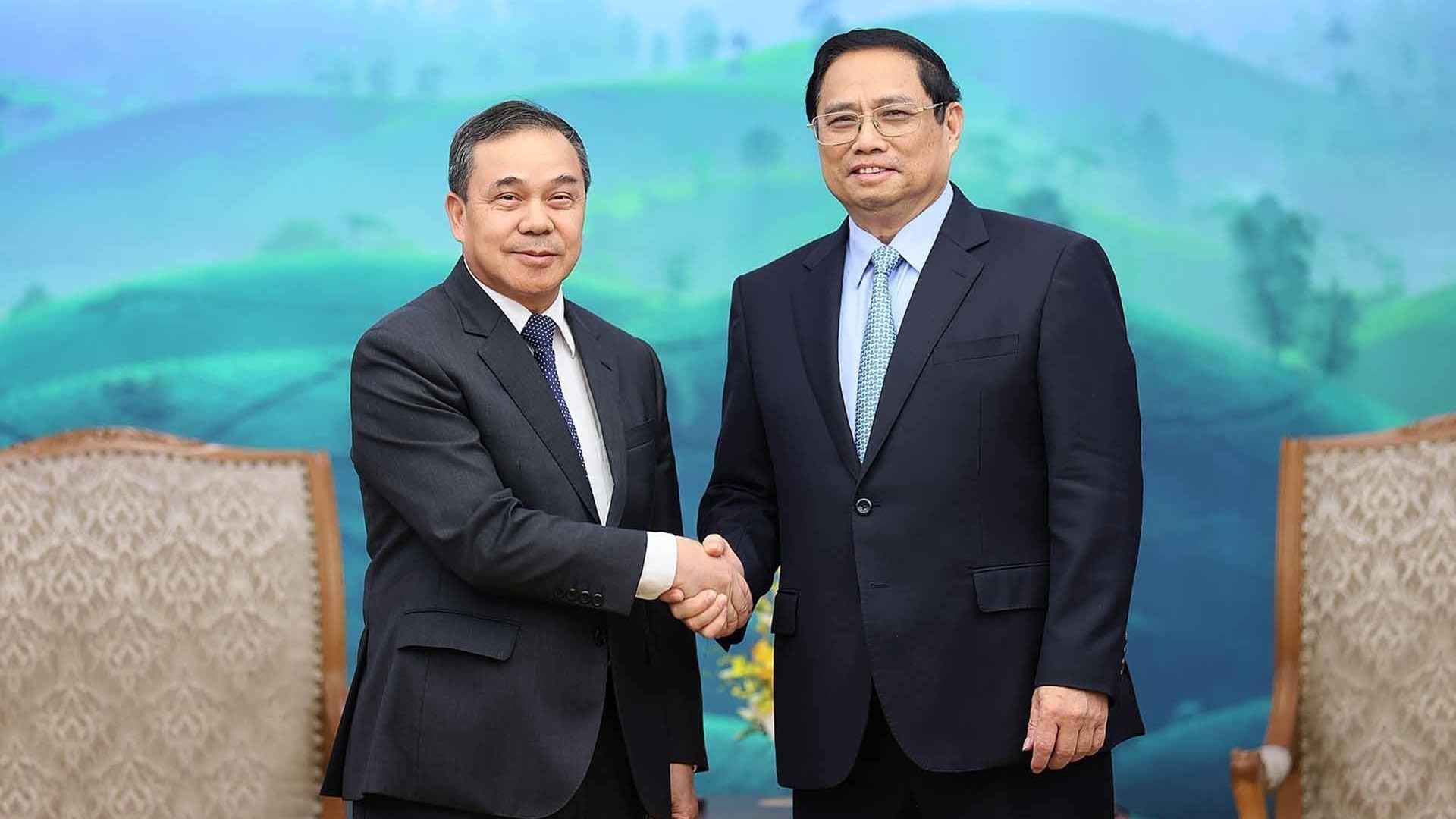 Thủ tướng Phạm Minh Chính tiếp Đại sứ Lào chào từ biệt kết thúc nhiệm kỳ công tác tại Việt Nam