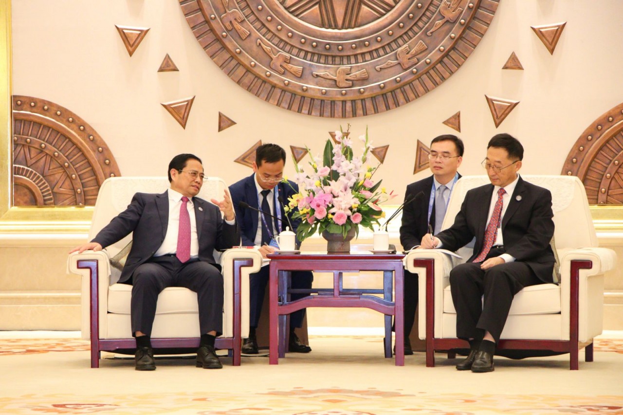 Thủ tướng Phạm Minh Chính tiếp Bí thư, Chủ tịch Nhân đại Quảng Tây, nêu 6 đột phá hợp tác