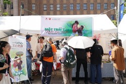 Gian hàng thiện nguyện “Nhịp tim Việt Nam” được tổ chức tại Nhật Bản