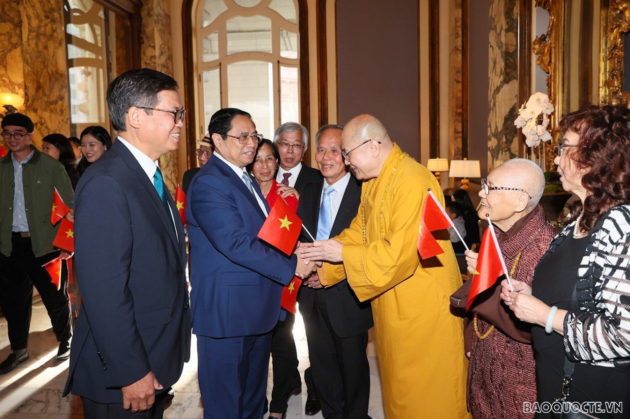 PM Pham Minh Chinh meets Vietnamese community in US