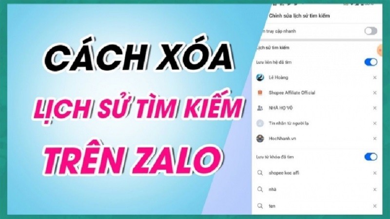 Hướng dẫn cách xóa lịch sử tìm kiếm trên Zalo cực đơn giản