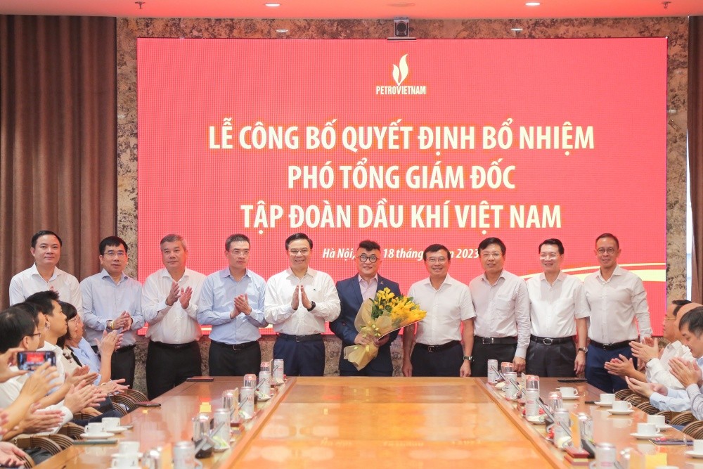 Đồng chí Phan Tử Giang được bổ nhiệm giữ chức Phó Tổng Giám đốc Petrovietnam