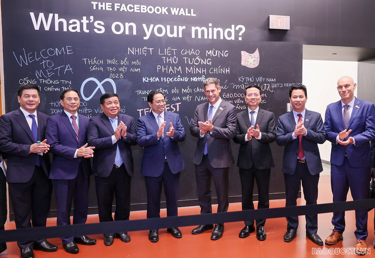 Thủ tướng Phạm Minh Chính đề nghị tập đoàn công nghệ Nvidia, Synopsys và Meta tăng cường đầu tư vào Việt Nam