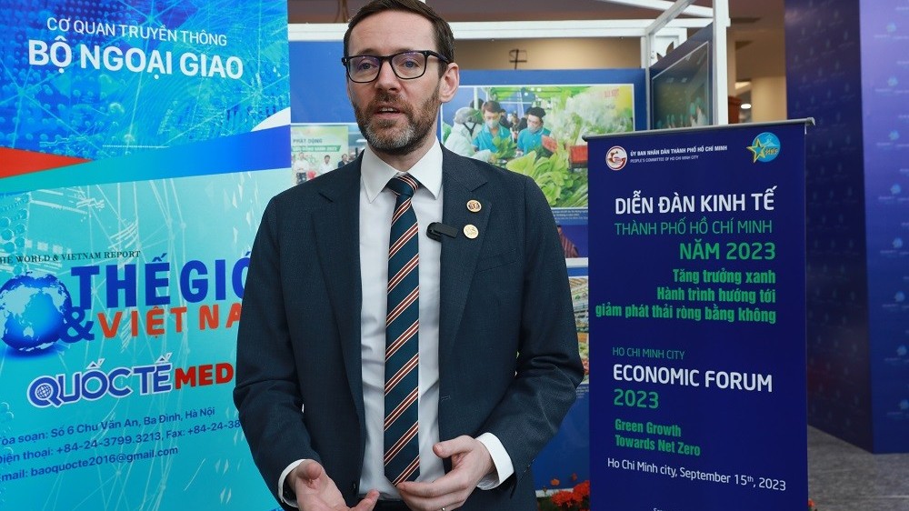 Đại sứ Iain Frew: Vương quốc Anh-TP. Hồ Chí Minh có tiềm năng hứa hẹn trong phát triển xanh