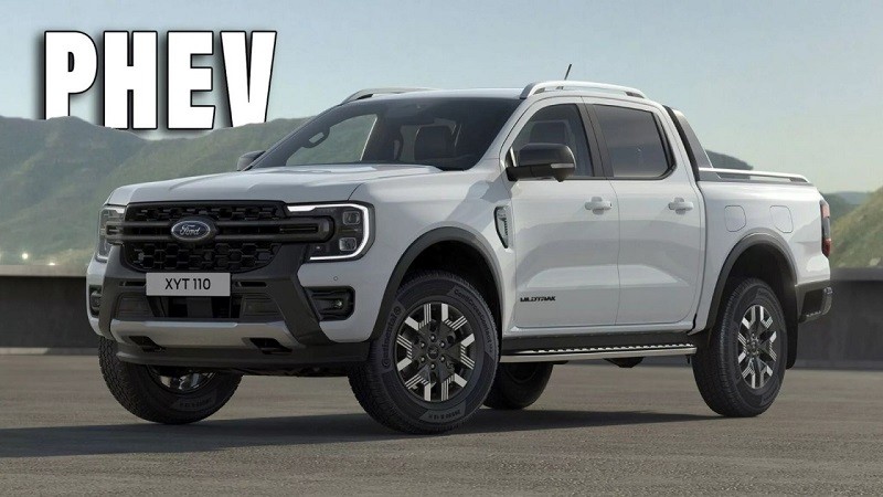 Cận cảnh Ford Ranger plug-in hybrid vừa ra mắt