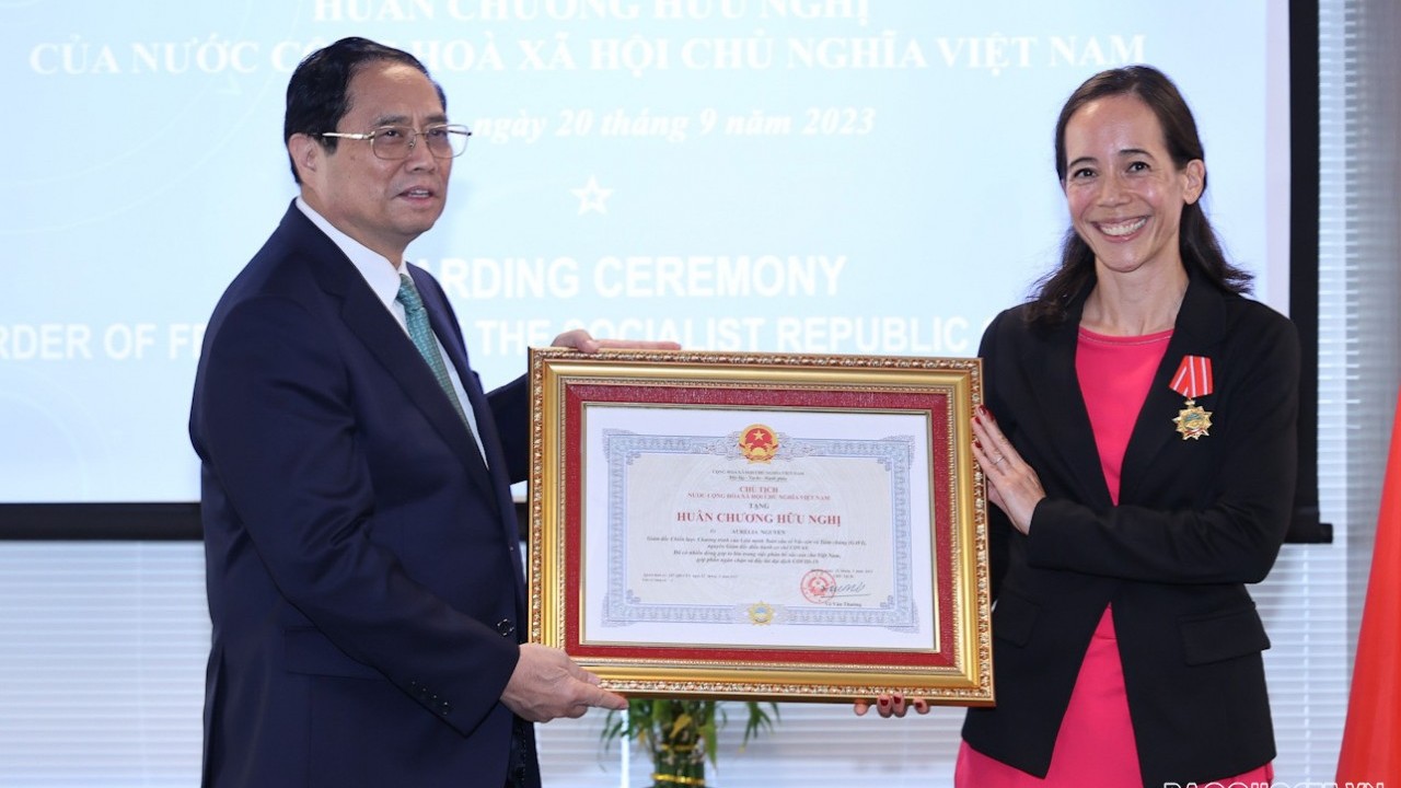 Thủ tướng Phạm Minh Chính đề nghị GAVI hỗ trợ Việt Nam chuyển gia công nghệ, kỹ năng sản xuất sinh phẩm, vaccine