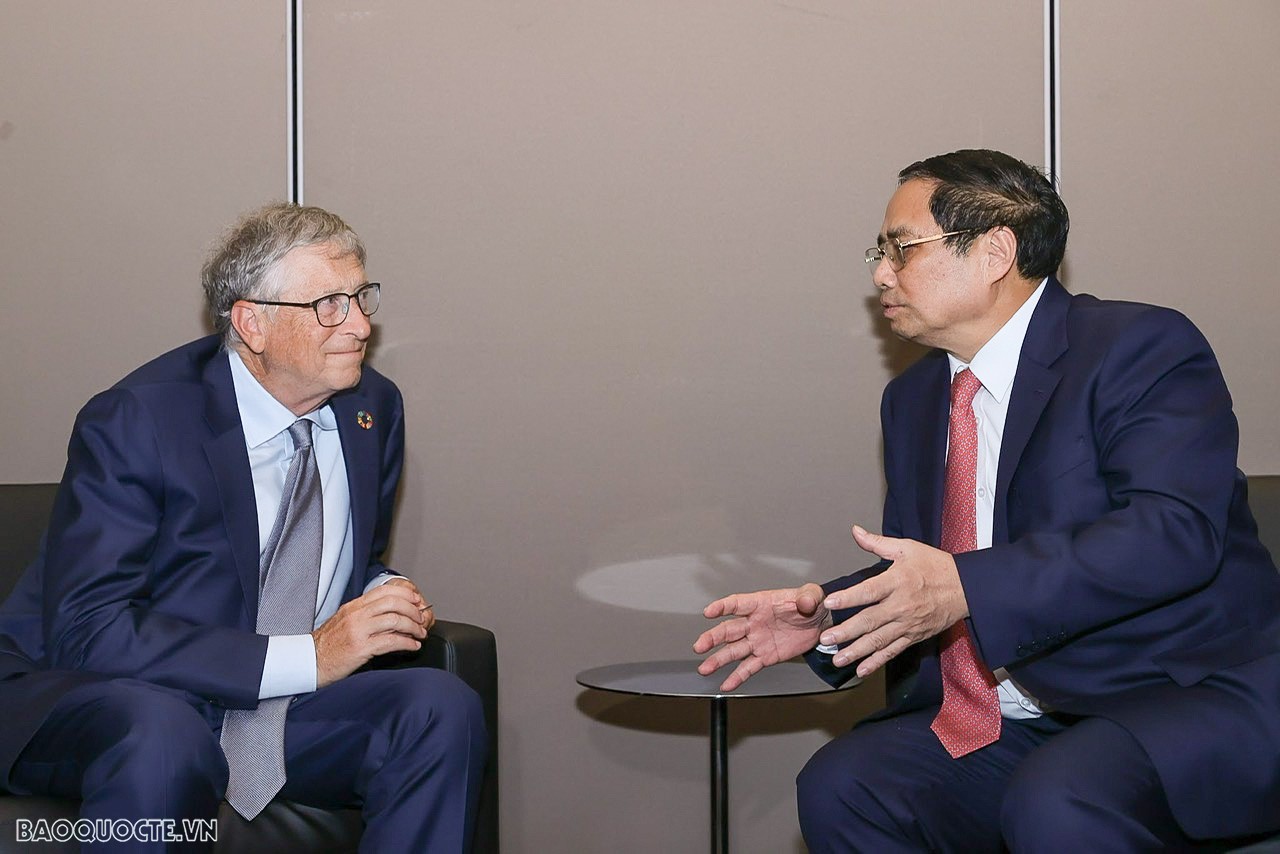 Thủ tướng Phạm Minh Chính tiếp Nhà sáng lập, Chủ tịch tập đoàn Microsoft Bill Gates