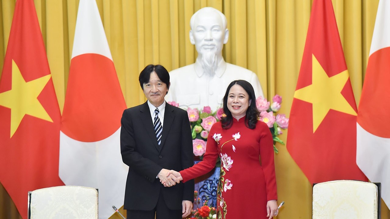 Hoàng Thái tử Nhật Bản: Nỗ lực vì quan hệ hợp tác hữu nghị giữa hai nước