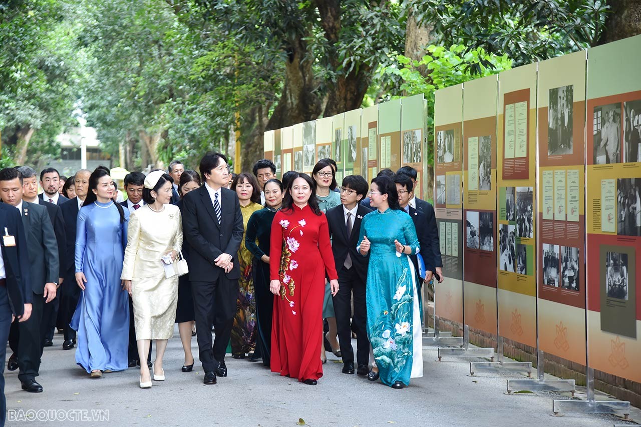 Vice President Vo Thi Anh Xuan welcomes Japan’s Crown Prince, Crown Princess