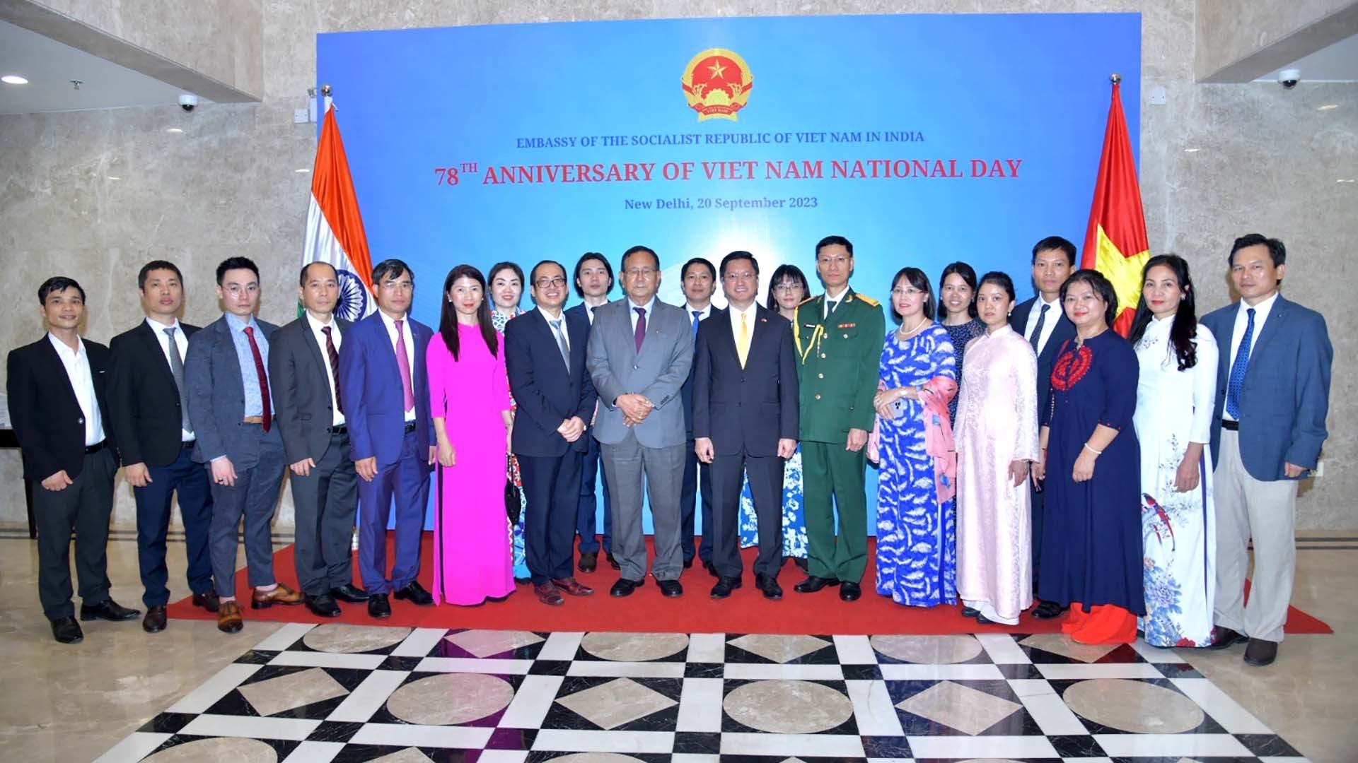 Đại sứ quán Việt Nam tại Ấn Độ tổ chức kỷ niệm 78 năm Quốc khánh 2/9