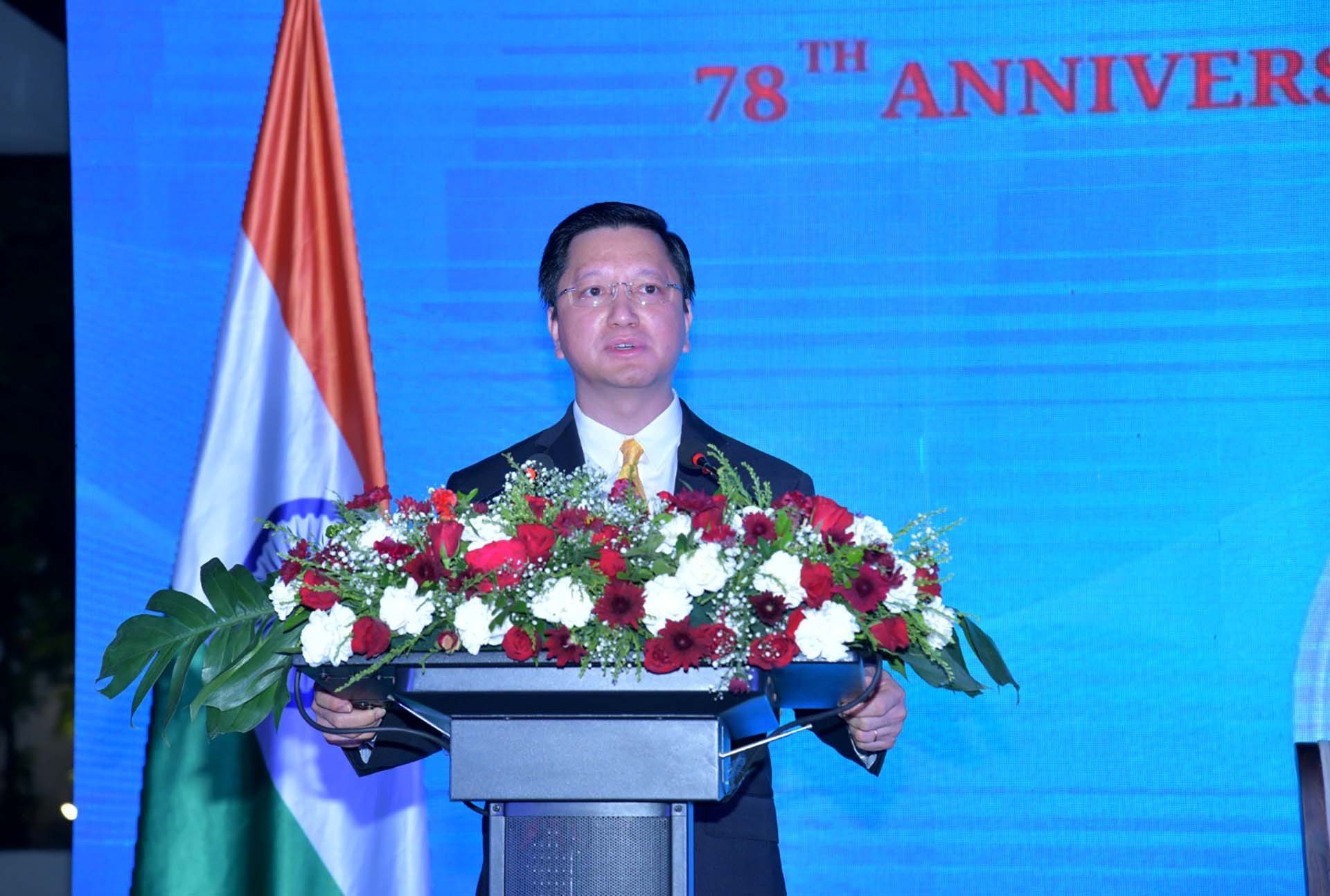 Đại sứ Nguyễn Thanh Hải phát biểu.