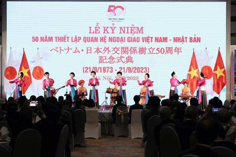 Ceremony marks 50th anniversary of Vietnam-Japan diplomatic relations in Hanoi