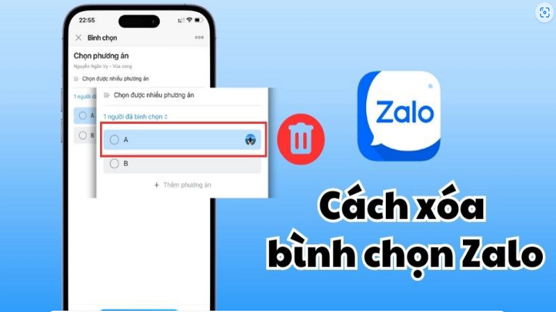 Hướng dẫn xóa bình chọn trên Zalo cực đơn giản