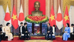 Chủ tịch nước Võ Văn Thưởng và Phu nhân tiếp Hoàng Thái tử Nhật Bản và Công nương