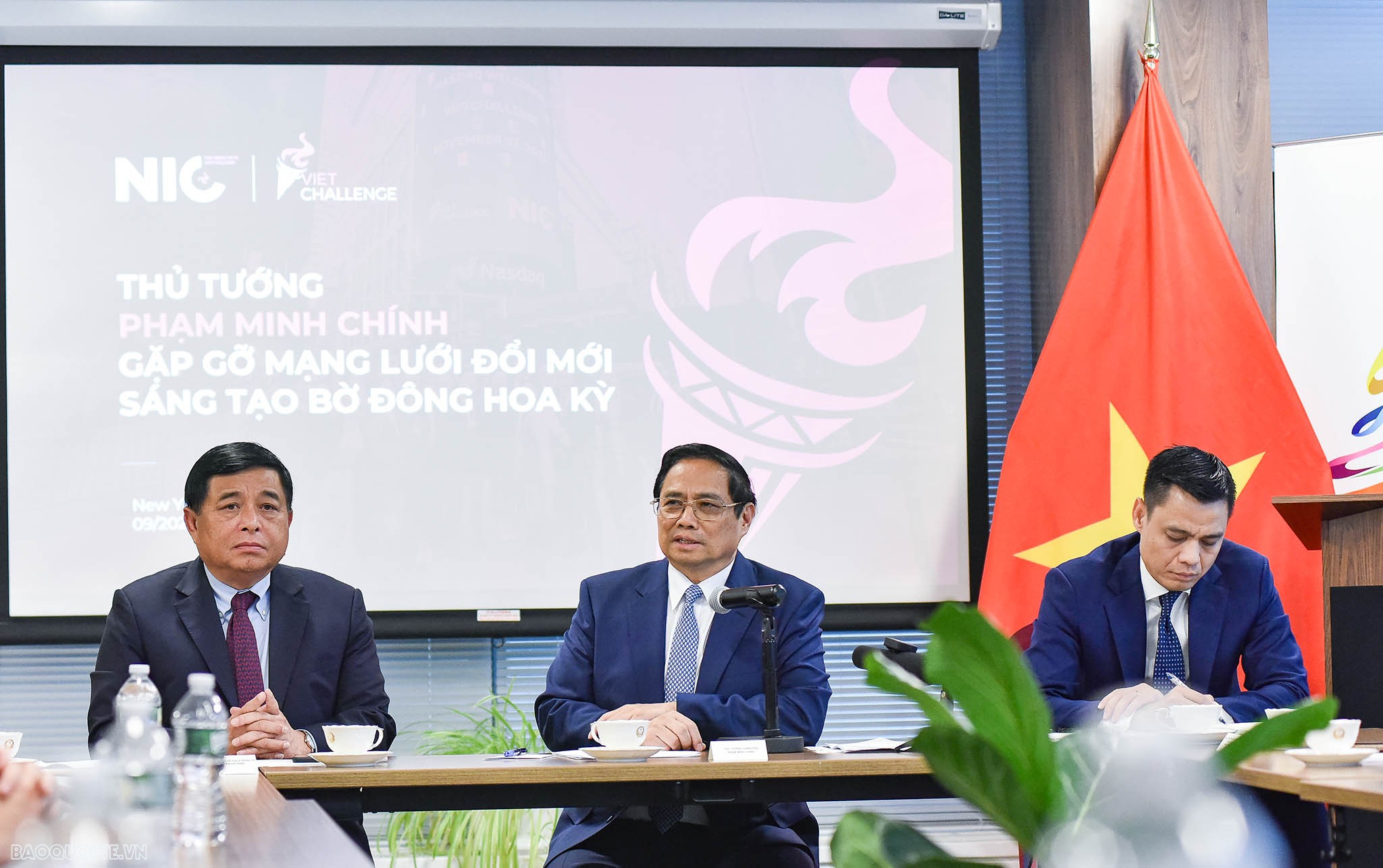 Thủ tướng Phạm Minh Chính gặp gỡ thành viên của Mạng lưới đổi mới sáng tạo Việt Nam tại Hoa Kỳ
